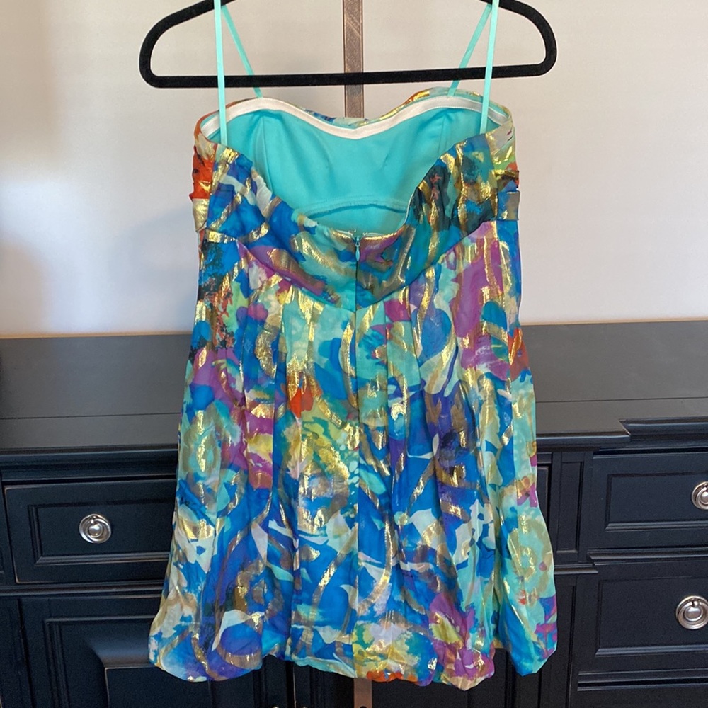 Cache Strapless Mini Bubble Dress - image 3